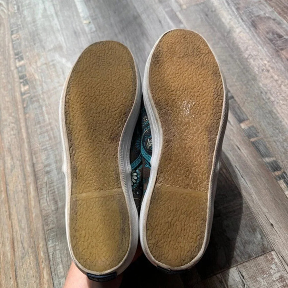 Keds size‎  8 womans paisley sneakers EUC - Picture 6 of 6